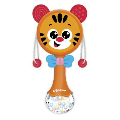 Развивающая игрушка Зверята-барабанчики Тигрёнок Азбукварик 3354 01